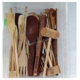 Wooden utensils, mallets, etc
