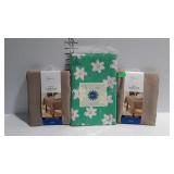 3 Tablecloths, 2 cloth & 1 vinyl - 52 x 70 oblong