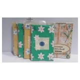 5 Vinyl tablecloths, new in package - 60" round