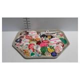 Pin back buttons collection