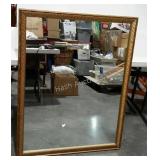 Guilted framed wall decor mirror 33 by 43