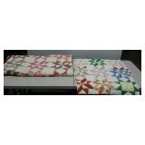 Quilt comforter set starburst design comes with