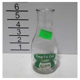 Pint dairy bottle - Crazy Cat Lady Dairy