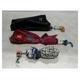 Group of three umbrellas