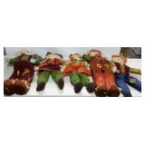 Group five scarecrows