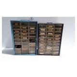2 Multi-drawer hardware organizers with some misc