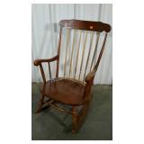 Bedroom rocker. Ready for refinishing. Seller