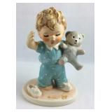 Sleepyhead - girl with teddy bear, 5 1/2", Goebel