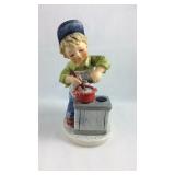 Little Chef - boy cooking,  6 1/2", Today