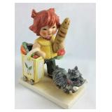 Goebel Charlot Byj53  Redhead Little Shopper, 5"