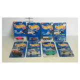 8 Hot Wheels cars, carded