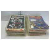 Comic books- The American, Swamp Thing, Jon Sable