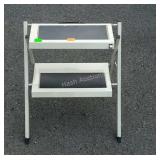 Folding kitchen step ladder