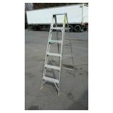 Werner five foot aluminum step ladder