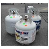 Three propane tanks, two do feel like they have