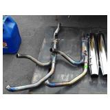 Motorcycle exhaust parts