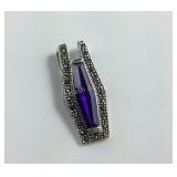 Sterling silver Marcasite pendant