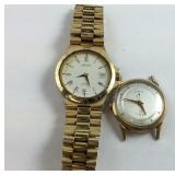 Wrist watch and a watch head