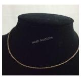 Sterling Silver 18 inch Rope Chain