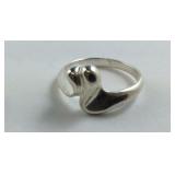 Sterling Silver Heart Ring Size6.5