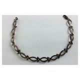 Sterling Silver 7.25 inch Fish Bracelet