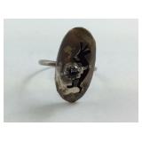 Sterling Silver Native American Ring Size 9.5