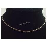Sterling Silver 16 inch Rope Chain