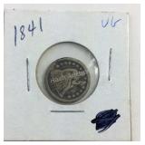 1841 Seated Liberty Dime 178 year old coin