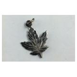 Sterling Silver Leaf Charm