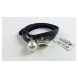 ViVI Crystal and Faux Pearl Wrap Bracelet New
