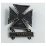 Sterling Silver Marksman Rifle Badge