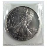1993 One Ounce .999 Pure Silver American Eagle