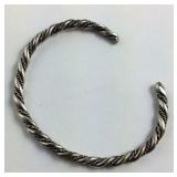 Sterling Silver Twist Cuff Bracelet