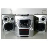 RCA CD/stereo system with five disc changer and