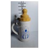 German beer stein, shaped like baby bottle