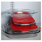 Pyrex glass baking dishes - 9 x 13 & 7 x 11, both
