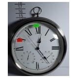 Wall clock, pocket watch shaped, battery operated,
