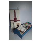 American Girl doll bed with box, also includes