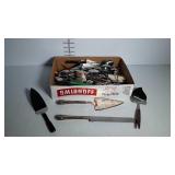 Flatware, knives, cake serving set, etc - some