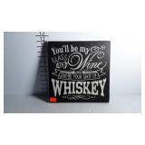 Wood wall plaque with terms of endearment, 12 x