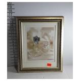Decor photo print, perfume bottles, framed and