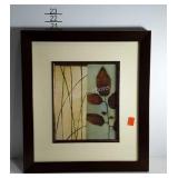 Decor print, framed and matted, 19 x 21