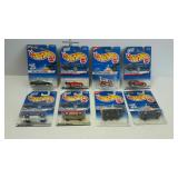 8 Hot Wheels cars, mostly First Editions Series