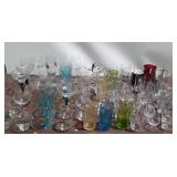 Large group lot of glassware