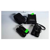 2 Pair field glasses with cases - 1 Tasco Sonoma