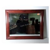 Framed mirror, 29 x 23
