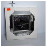 Mirror framed mirror still in box, 12 x 12