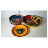 Jennifer Clarke dishware, 7-pc salad set with