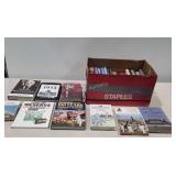 Box of hardback books