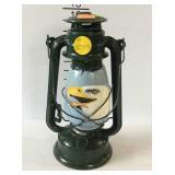 Eagle painted barn lantern,  no burner decor piece